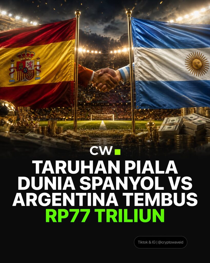 Antusiasme terhadap laga final Piala Dunia 2026 tercermin dari besarnya aktivitas di pasar predi