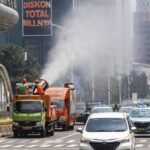 Antisipasi Abu Vulkanik Anak Krakatau, Water Mist Dikerahkan Serentak di Lima Wilayah Jakarta