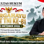 HUT TNI ke-81, Dekan FH Universitas Kartamulia: Persatuan Jadi Pilar Kedaulatan dan Keadilan